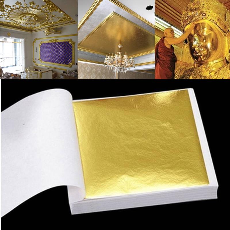 Gold Foil Flakes - Feuilles de feuille d'or Pure 24K,