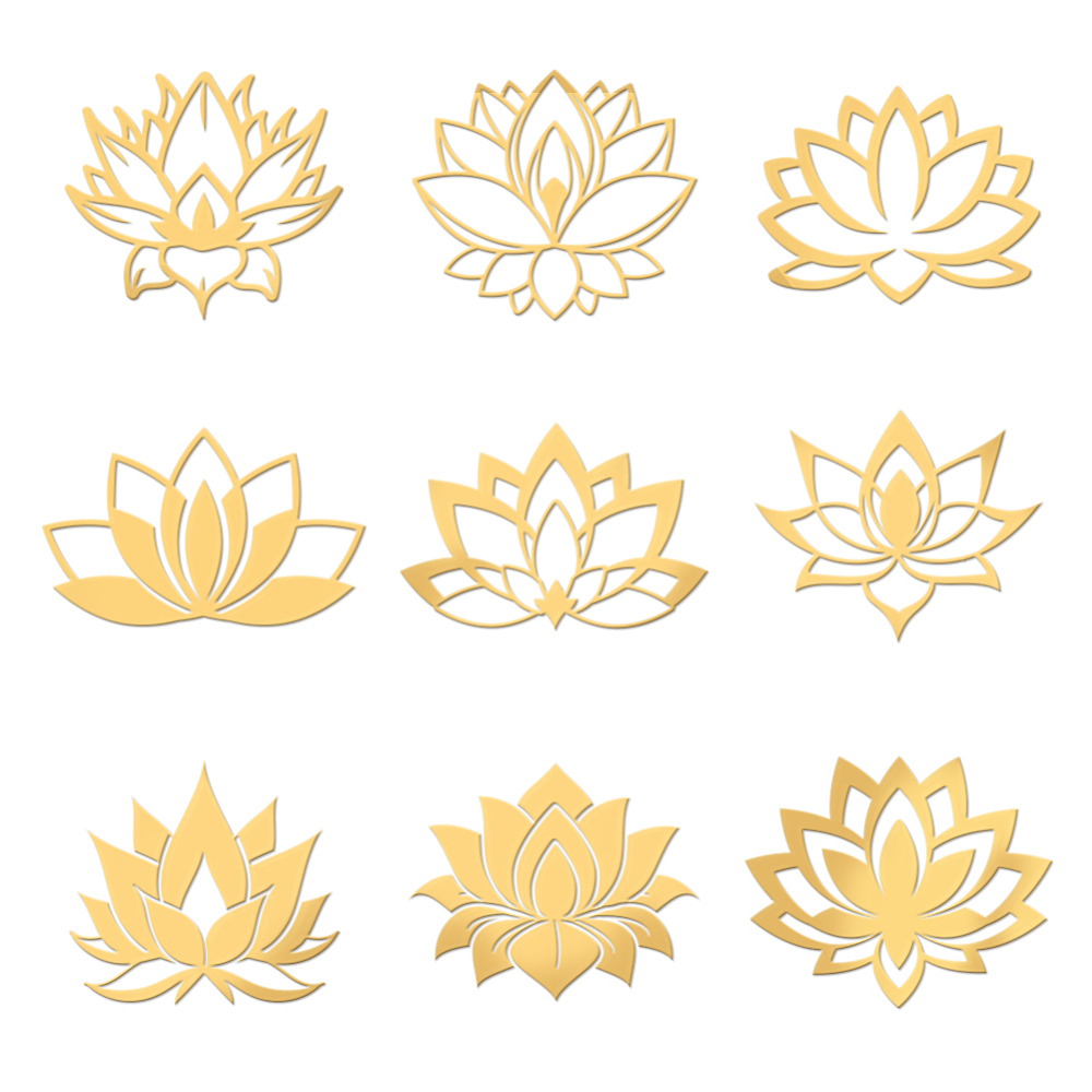Resin Craft Material - Autocollants décoratifs en nickel, remplissage métallique