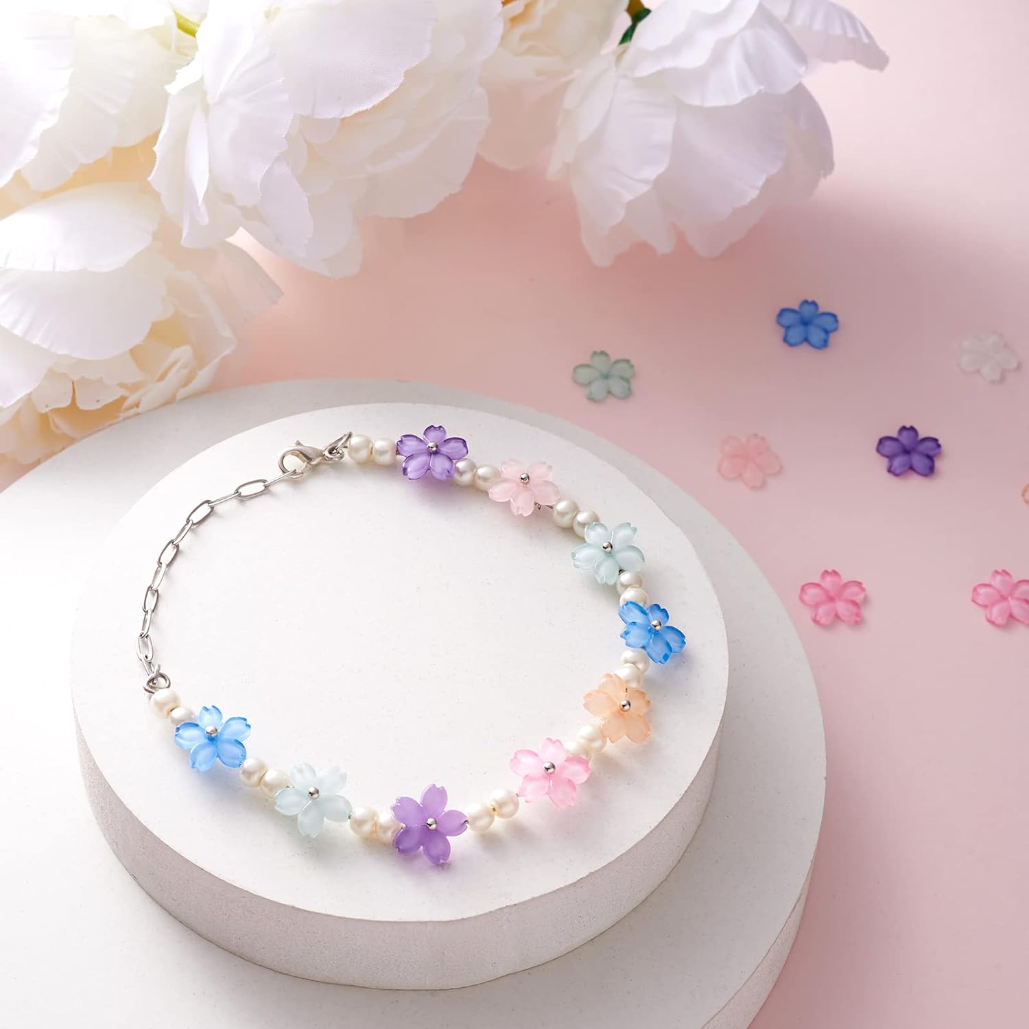 Perles de fleurs de Sakura en  - Flower Preservation Resin avis et prix